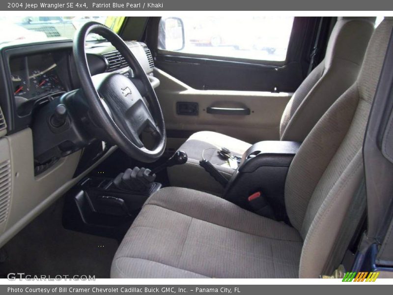 Patriot Blue Pearl / Khaki 2004 Jeep Wrangler SE 4x4