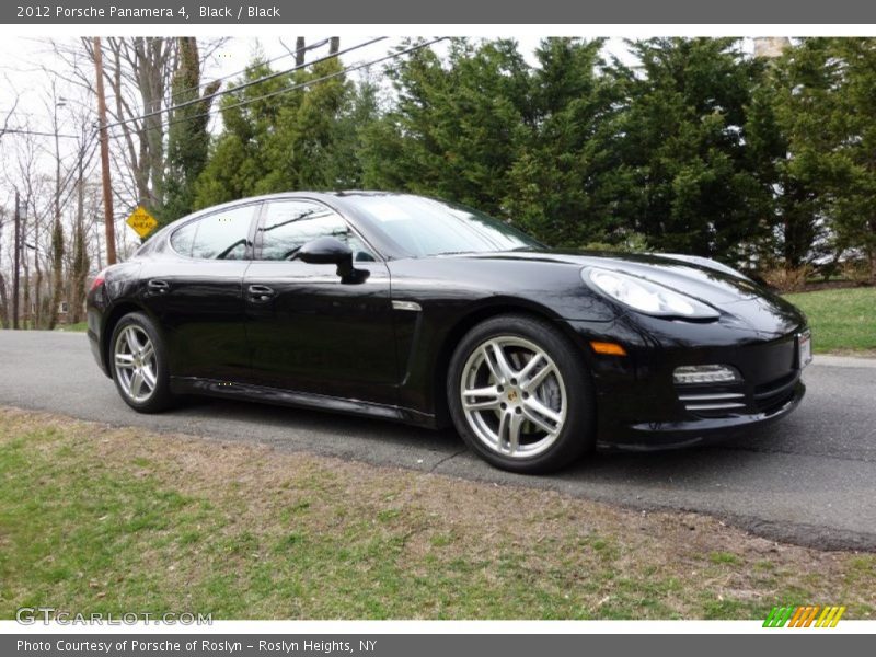 Black / Black 2012 Porsche Panamera 4