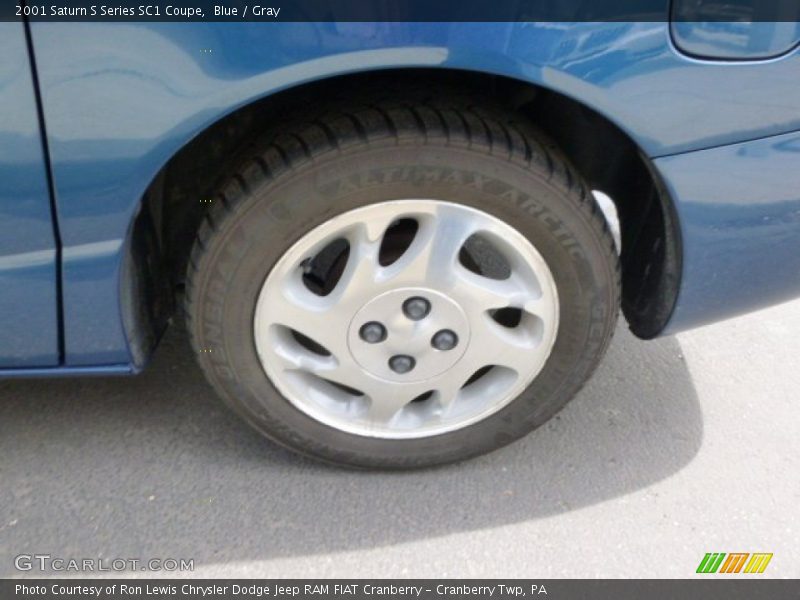 Blue / Gray 2001 Saturn S Series SC1 Coupe