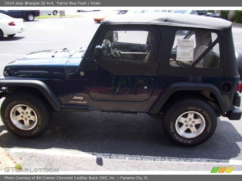 Patriot Blue Pearl / Khaki 2004 Jeep Wrangler SE 4x4