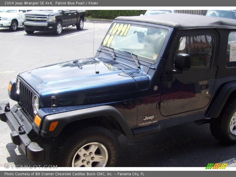 Patriot Blue Pearl / Khaki 2004 Jeep Wrangler SE 4x4