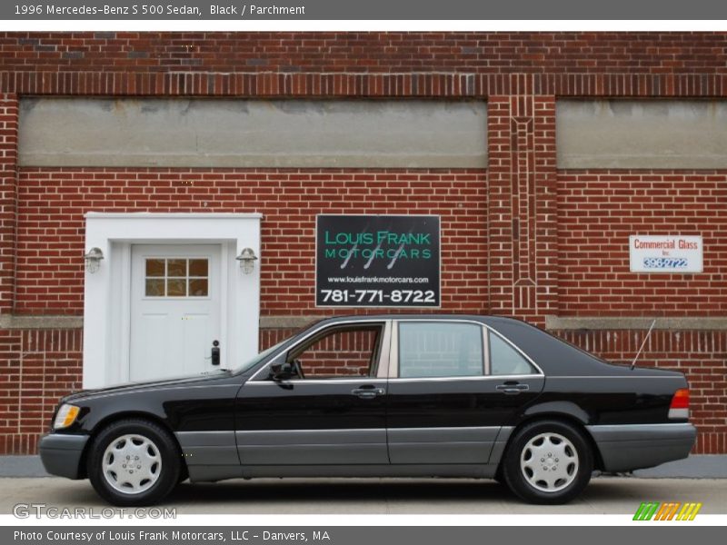 Black / Parchment 1996 Mercedes-Benz S 500 Sedan