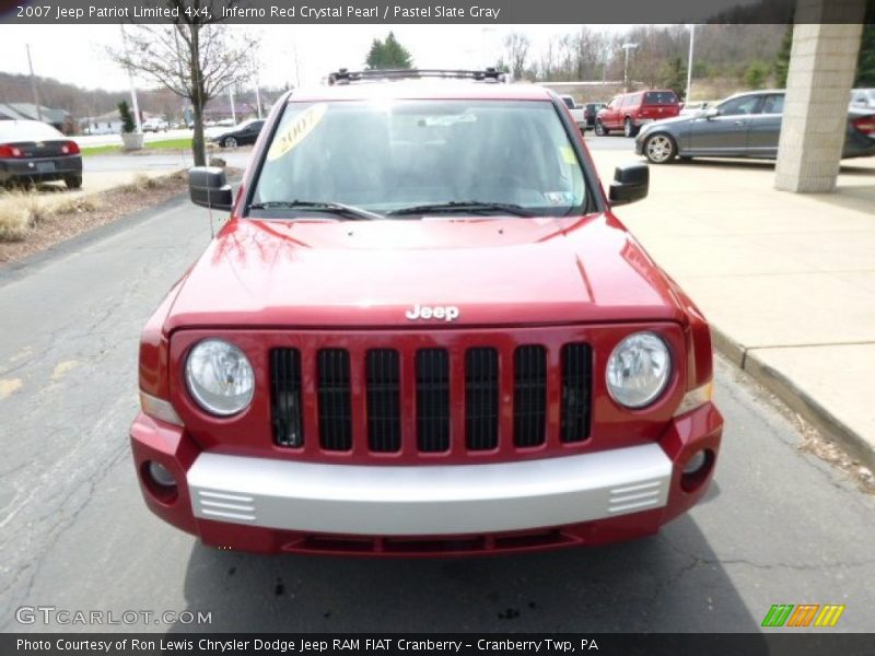 Inferno Red Crystal Pearl / Pastel Slate Gray 2007 Jeep Patriot Limited 4x4