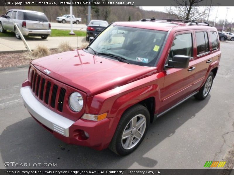 Inferno Red Crystal Pearl / Pastel Slate Gray 2007 Jeep Patriot Limited 4x4