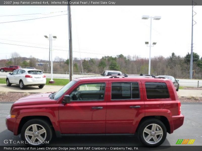 Inferno Red Crystal Pearl / Pastel Slate Gray 2007 Jeep Patriot Limited 4x4