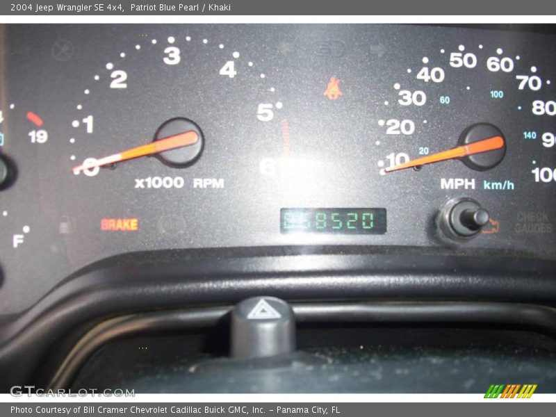 Patriot Blue Pearl / Khaki 2004 Jeep Wrangler SE 4x4