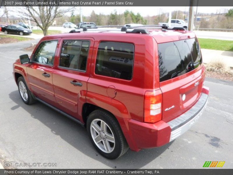 Inferno Red Crystal Pearl / Pastel Slate Gray 2007 Jeep Patriot Limited 4x4