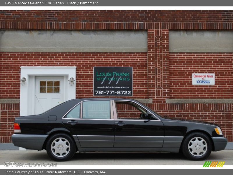 Black / Parchment 1996 Mercedes-Benz S 500 Sedan