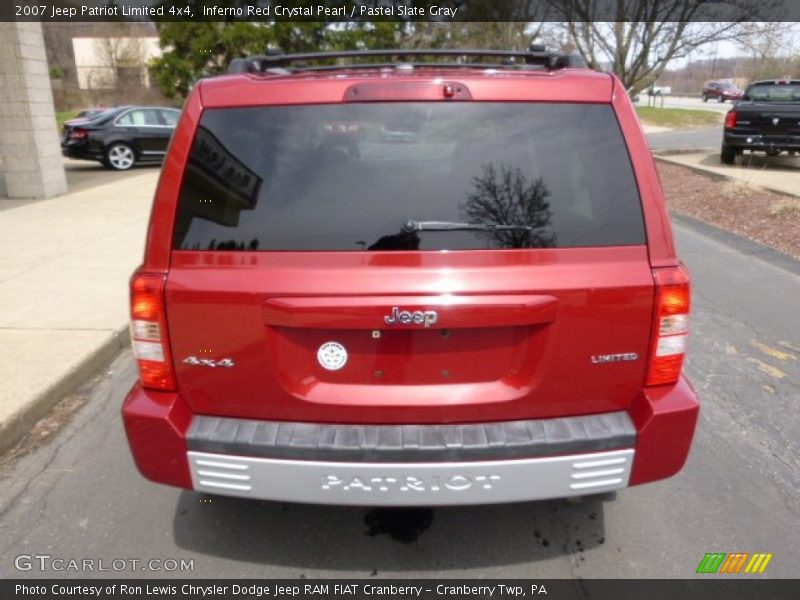 Inferno Red Crystal Pearl / Pastel Slate Gray 2007 Jeep Patriot Limited 4x4