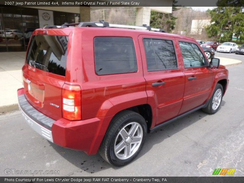 Inferno Red Crystal Pearl / Pastel Slate Gray 2007 Jeep Patriot Limited 4x4