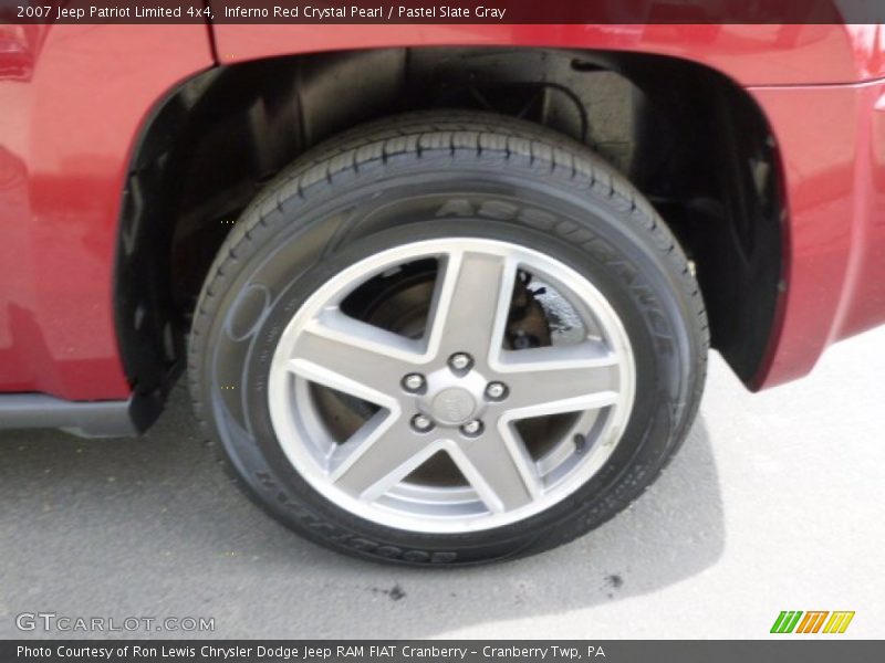 Inferno Red Crystal Pearl / Pastel Slate Gray 2007 Jeep Patriot Limited 4x4