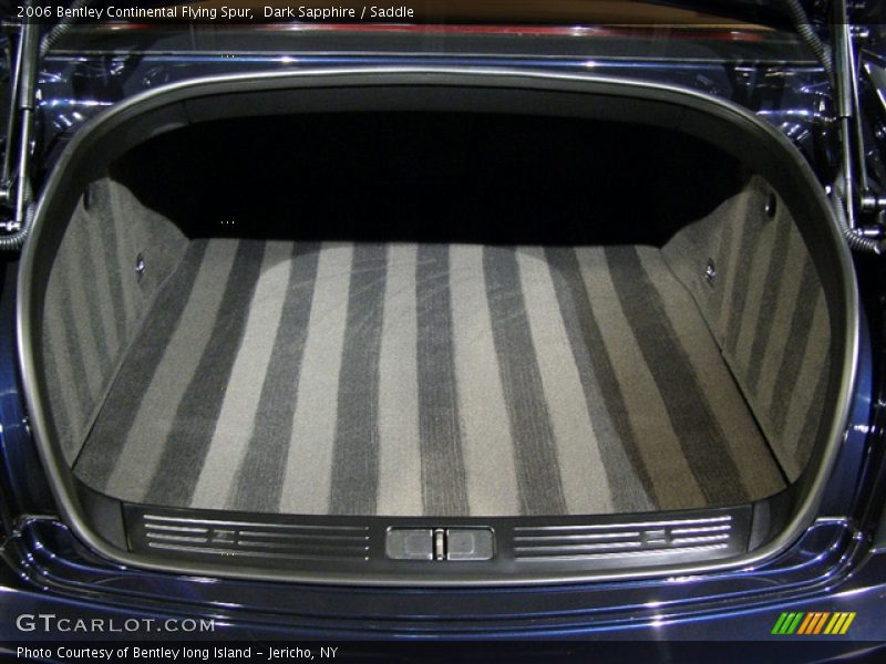 Dark Sapphire / Saddle 2006 Bentley Continental Flying Spur