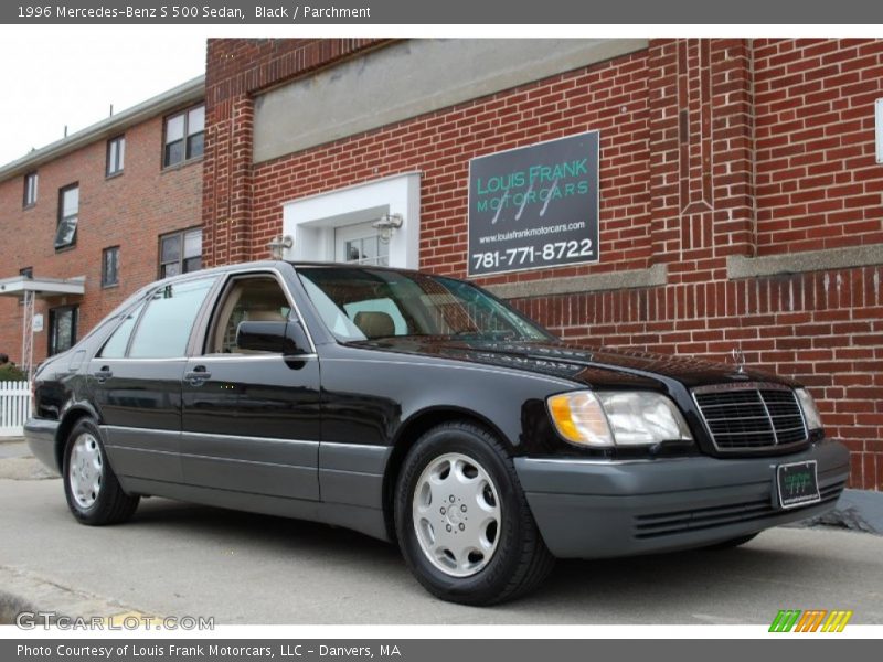 Black / Parchment 1996 Mercedes-Benz S 500 Sedan