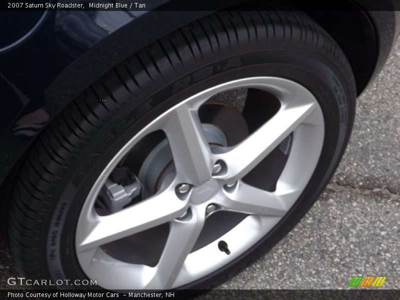 Midnight Blue / Tan 2007 Saturn Sky Roadster