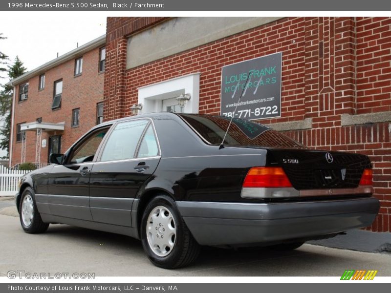 Black / Parchment 1996 Mercedes-Benz S 500 Sedan
