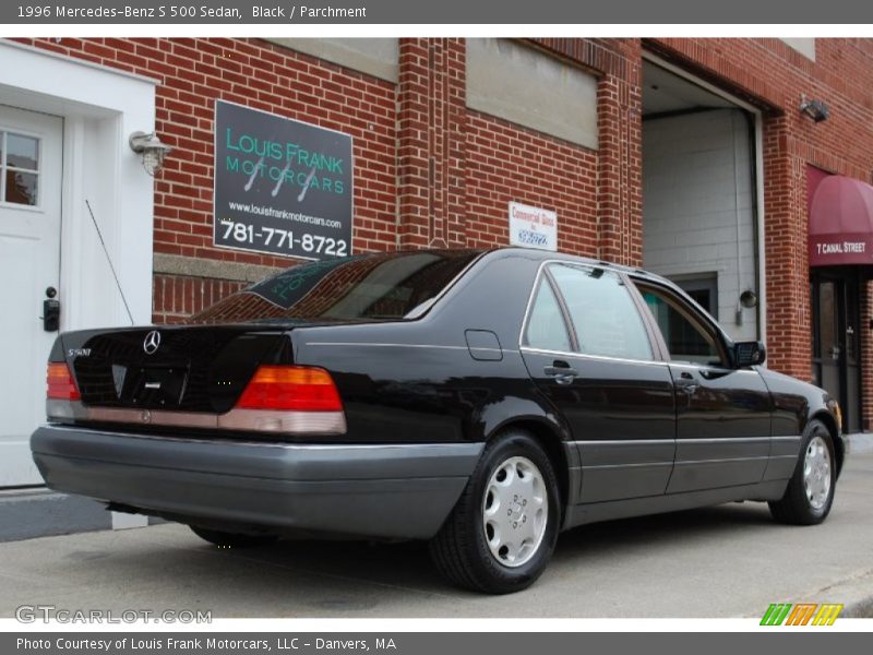 Black / Parchment 1996 Mercedes-Benz S 500 Sedan