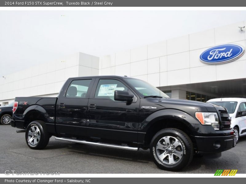 Tuxedo Black / Steel Grey 2014 Ford F150 STX SuperCrew