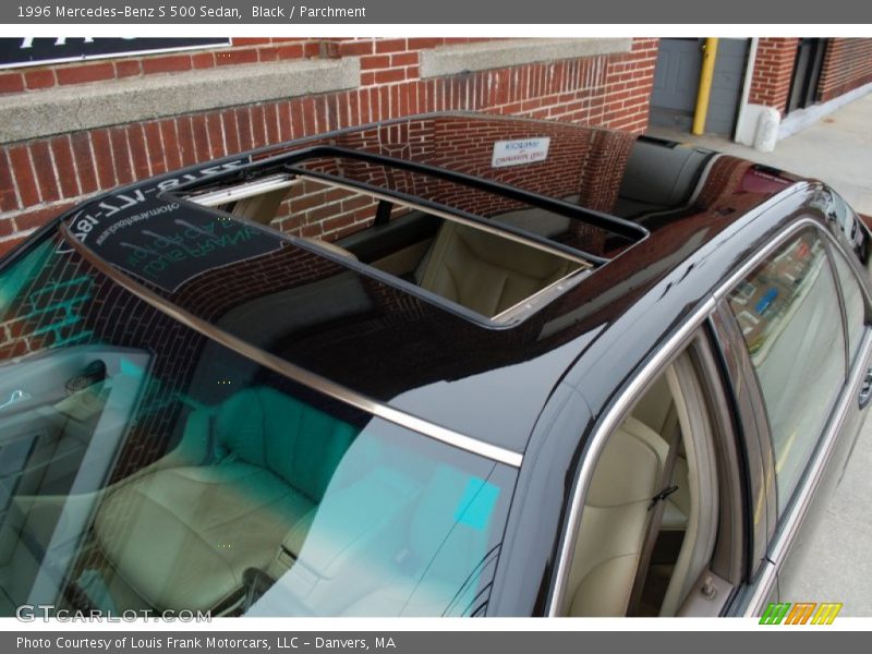 Black / Parchment 1996 Mercedes-Benz S 500 Sedan