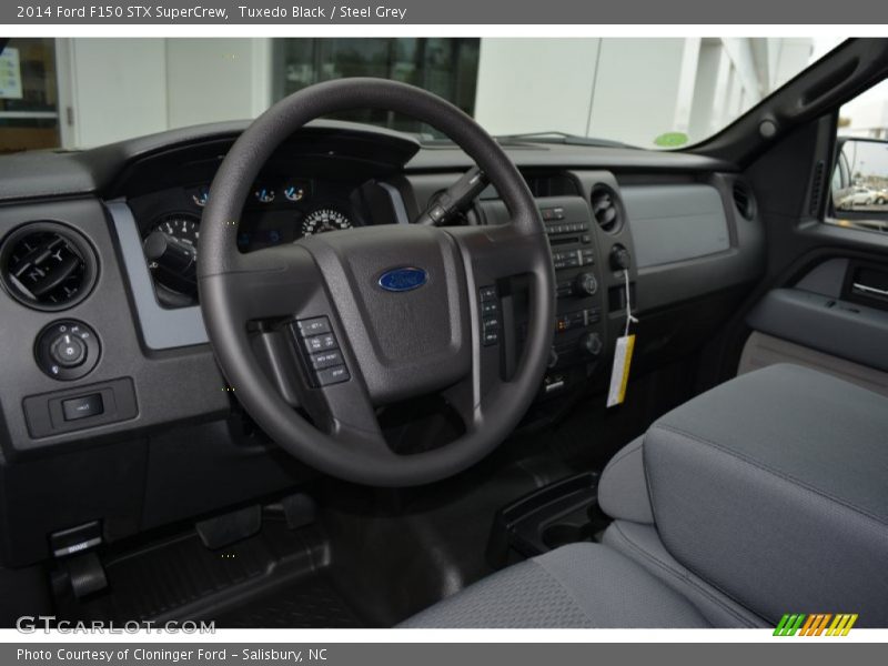 Tuxedo Black / Steel Grey 2014 Ford F150 STX SuperCrew