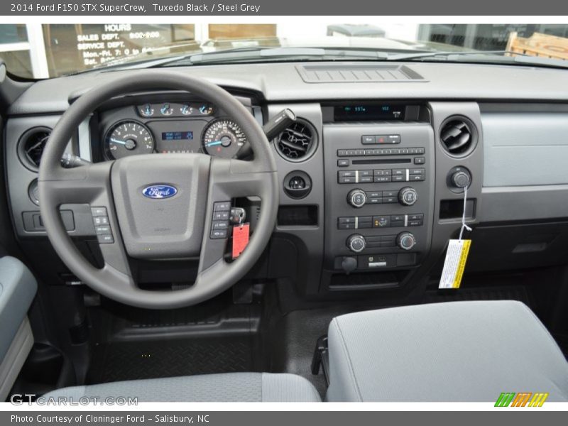 Tuxedo Black / Steel Grey 2014 Ford F150 STX SuperCrew