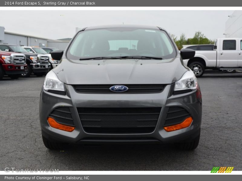 Sterling Gray / Charcoal Black 2014 Ford Escape S