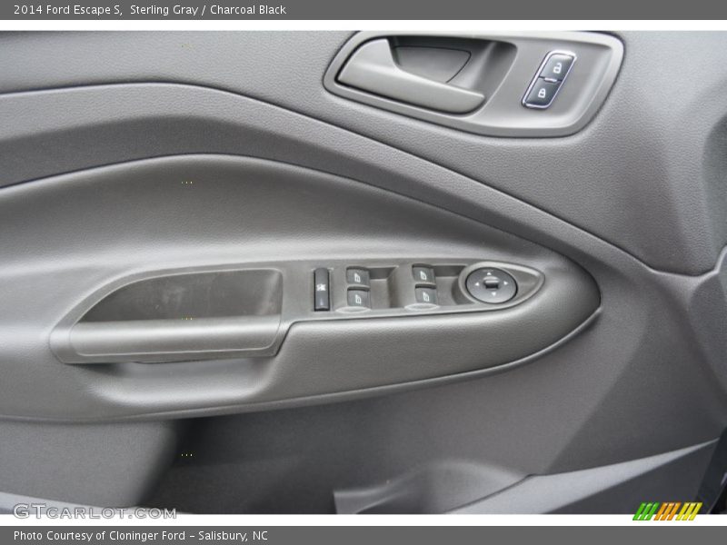 Sterling Gray / Charcoal Black 2014 Ford Escape S