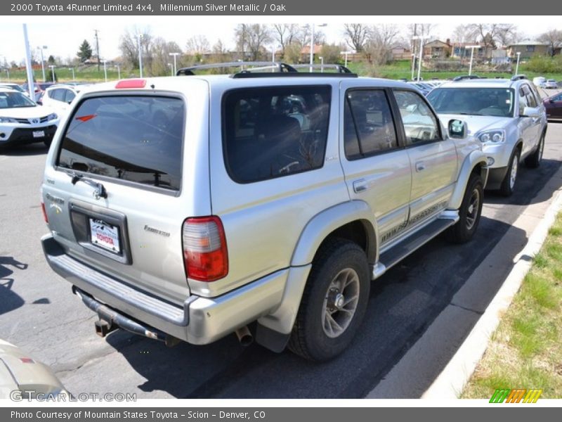Millennium Silver Metallic / Oak 2000 Toyota 4Runner Limited 4x4