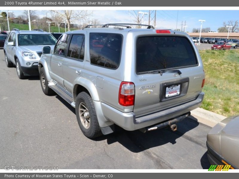 Millennium Silver Metallic / Oak 2000 Toyota 4Runner Limited 4x4