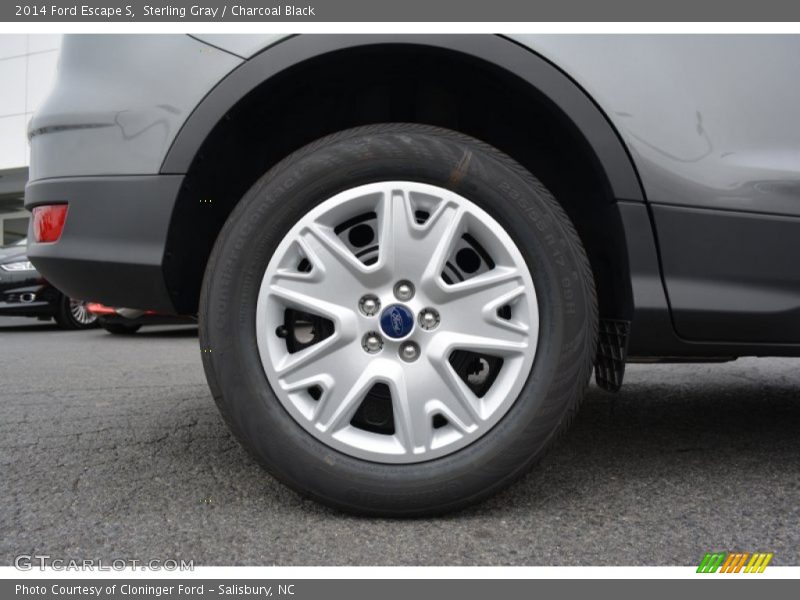 Sterling Gray / Charcoal Black 2014 Ford Escape S