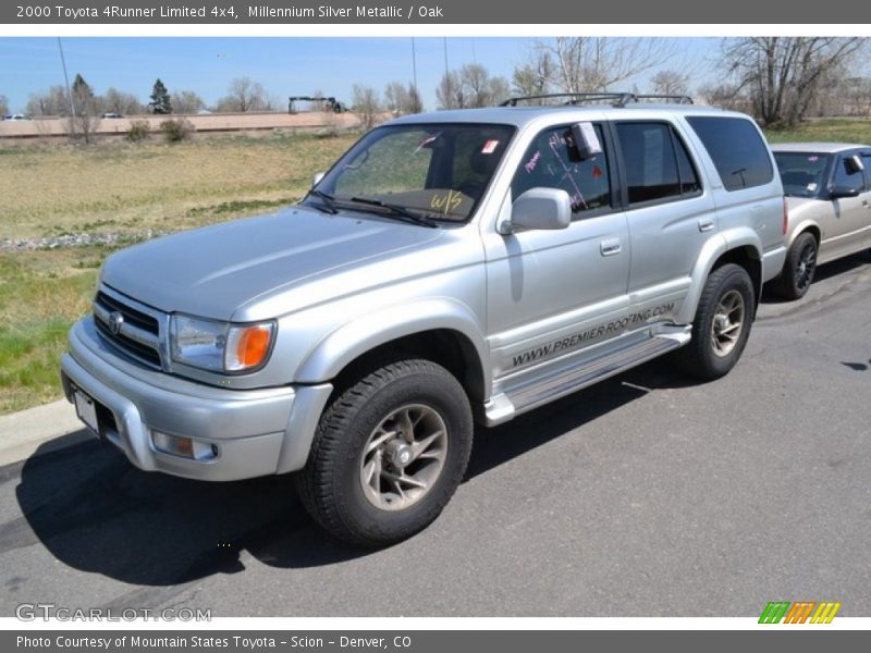 Millennium Silver Metallic / Oak 2000 Toyota 4Runner Limited 4x4