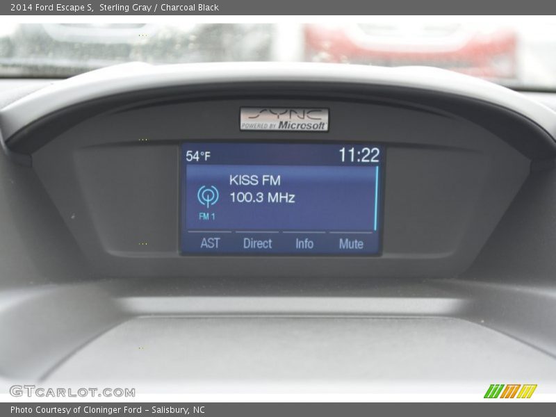 Sterling Gray / Charcoal Black 2014 Ford Escape S