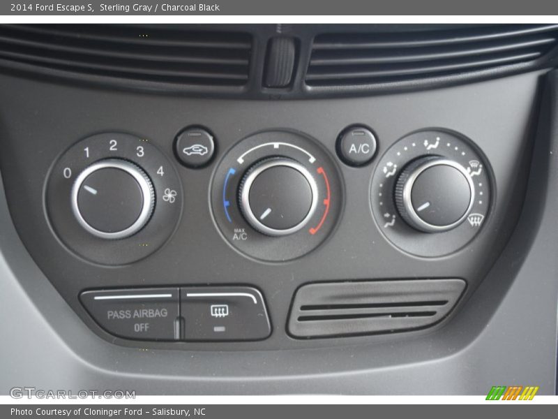 Sterling Gray / Charcoal Black 2014 Ford Escape S
