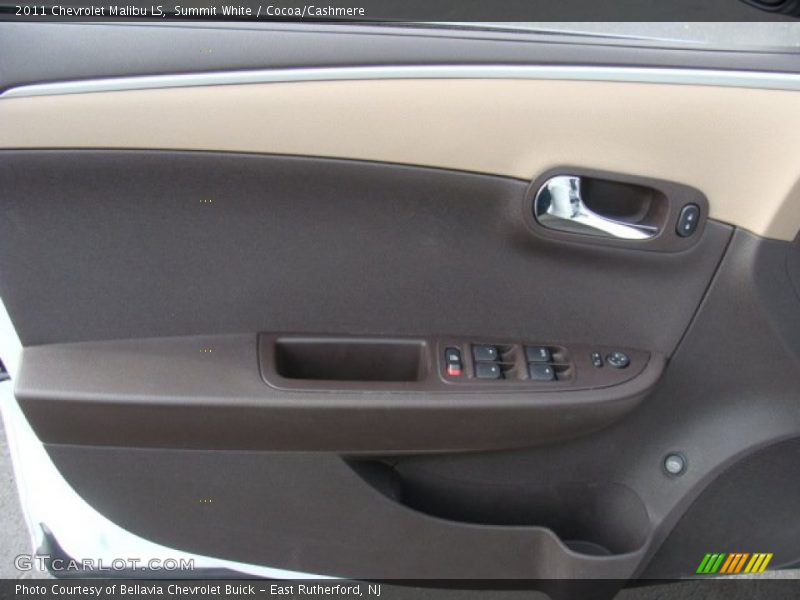 Summit White / Cocoa/Cashmere 2011 Chevrolet Malibu LS