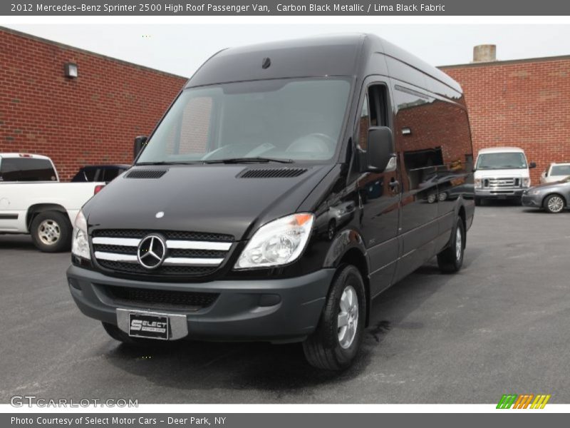 Carbon Black Metallic / Lima Black Fabric 2012 Mercedes-Benz Sprinter 2500 High Roof Passenger Van
