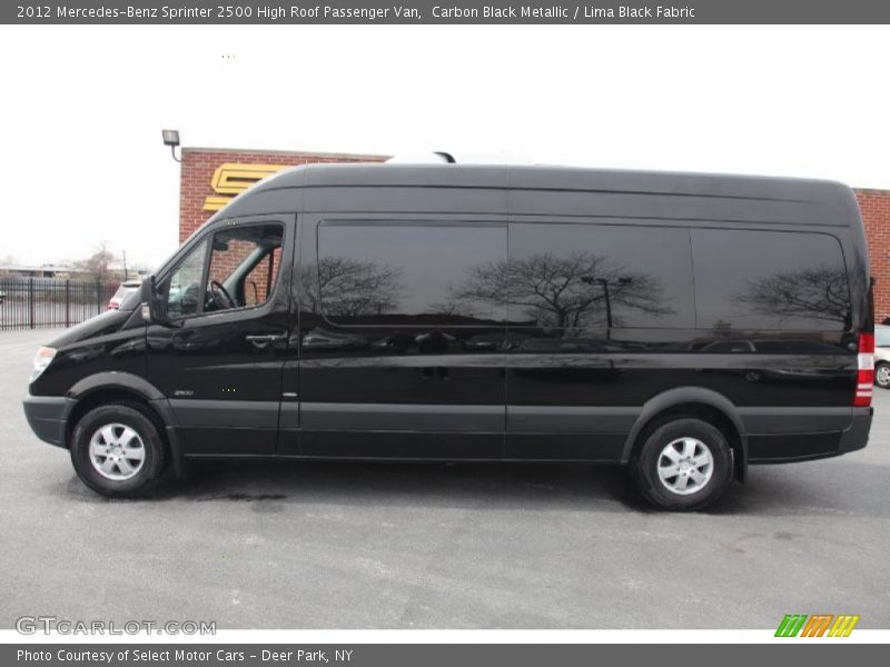 Carbon Black Metallic / Lima Black Fabric 2012 Mercedes-Benz Sprinter 2500 High Roof Passenger Van