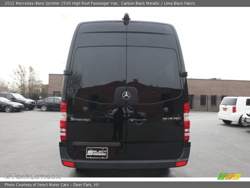 Carbon Black Metallic / Lima Black Fabric 2012 Mercedes-Benz Sprinter 2500 High Roof Passenger Van