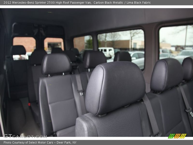 Carbon Black Metallic / Lima Black Fabric 2012 Mercedes-Benz Sprinter 2500 High Roof Passenger Van