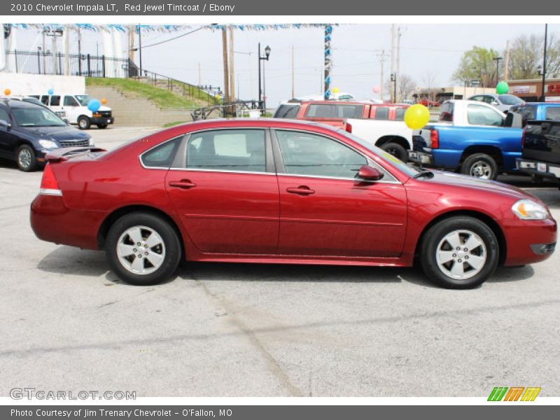 Red Jewel Tintcoat / Ebony 2010 Chevrolet Impala LT