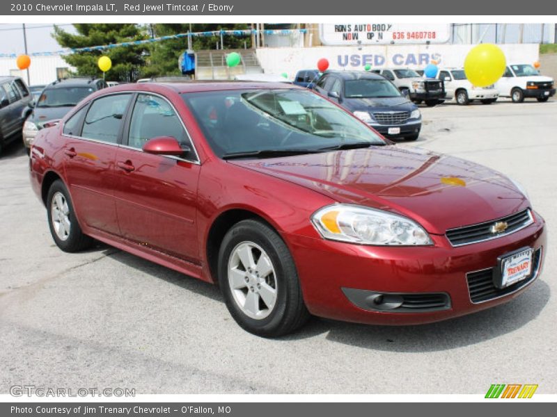 Red Jewel Tintcoat / Ebony 2010 Chevrolet Impala LT