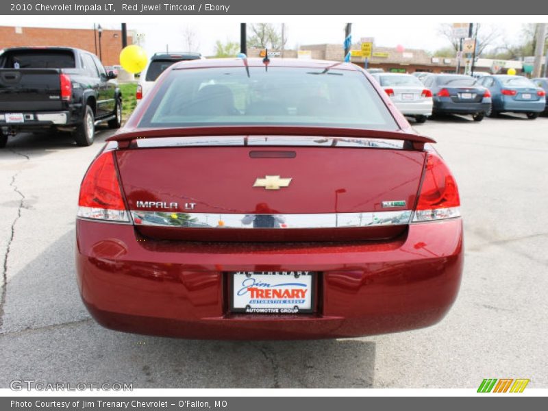 Red Jewel Tintcoat / Ebony 2010 Chevrolet Impala LT