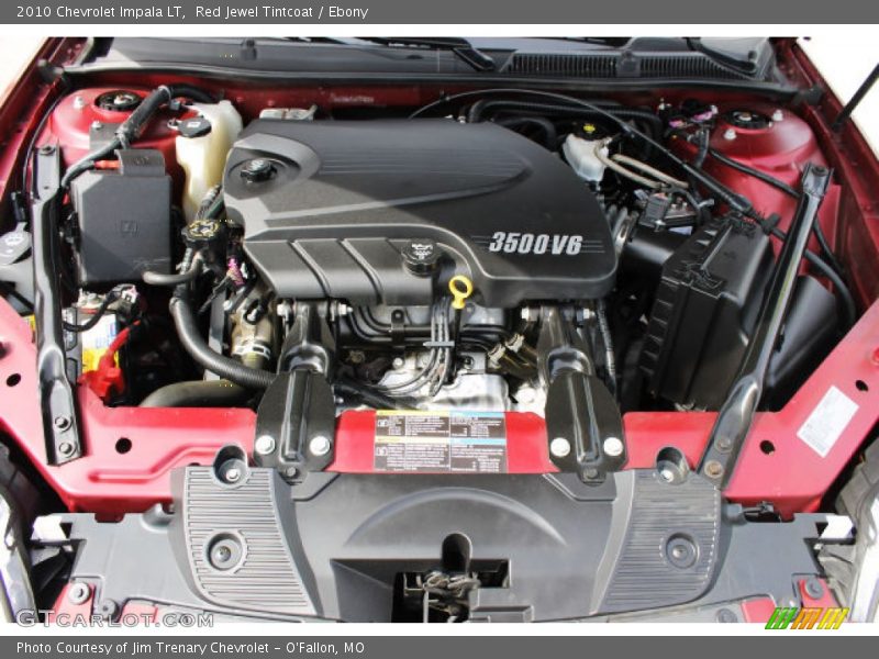 Red Jewel Tintcoat / Ebony 2010 Chevrolet Impala LT