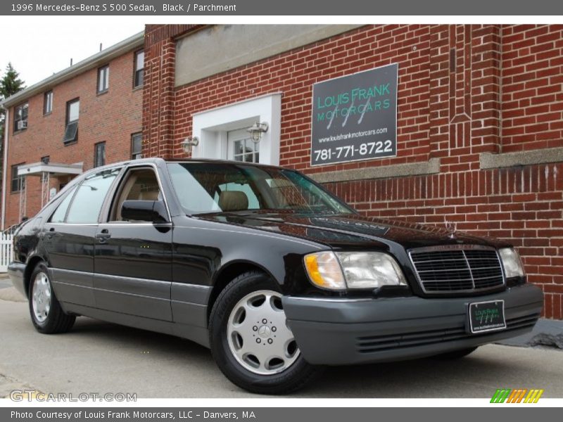 Black / Parchment 1996 Mercedes-Benz S 500 Sedan