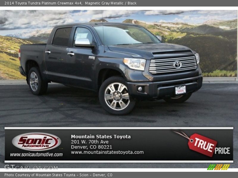 Magnetic Gray Metallic / Black 2014 Toyota Tundra Platinum Crewmax 4x4