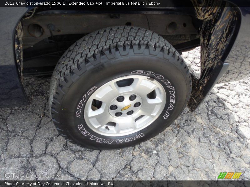 Imperial Blue Metallic / Ebony 2012 Chevrolet Silverado 1500 LT Extended Cab 4x4