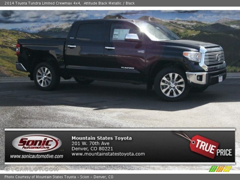 Attitude Black Metallic / Black 2014 Toyota Tundra Limited Crewmax 4x4