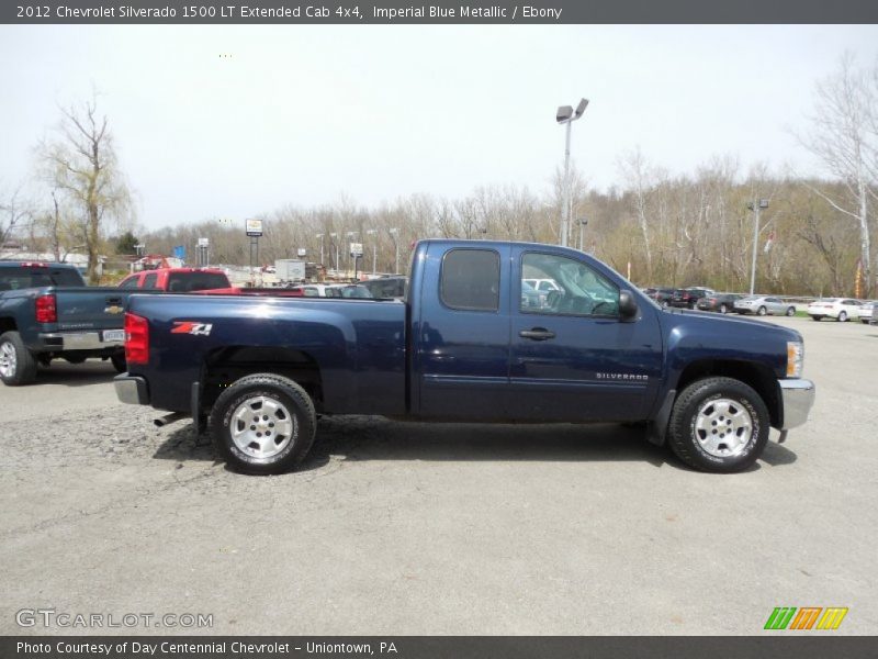Imperial Blue Metallic / Ebony 2012 Chevrolet Silverado 1500 LT Extended Cab 4x4