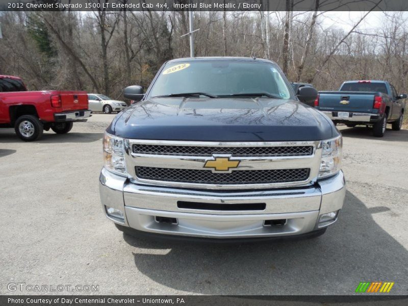 Imperial Blue Metallic / Ebony 2012 Chevrolet Silverado 1500 LT Extended Cab 4x4