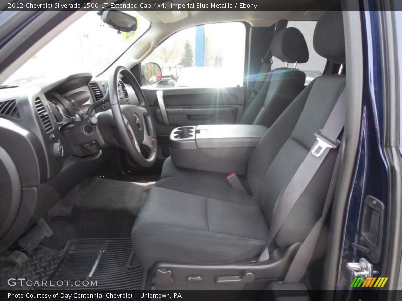 Imperial Blue Metallic / Ebony 2012 Chevrolet Silverado 1500 LT Extended Cab 4x4