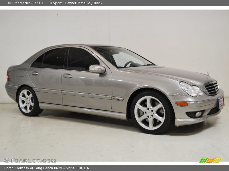 Pewter Metallic / Black 2007 Mercedes-Benz C 230 Sport