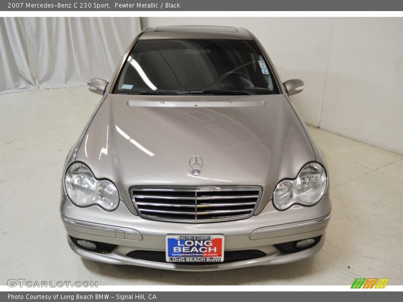 Pewter Metallic / Black 2007 Mercedes-Benz C 230 Sport